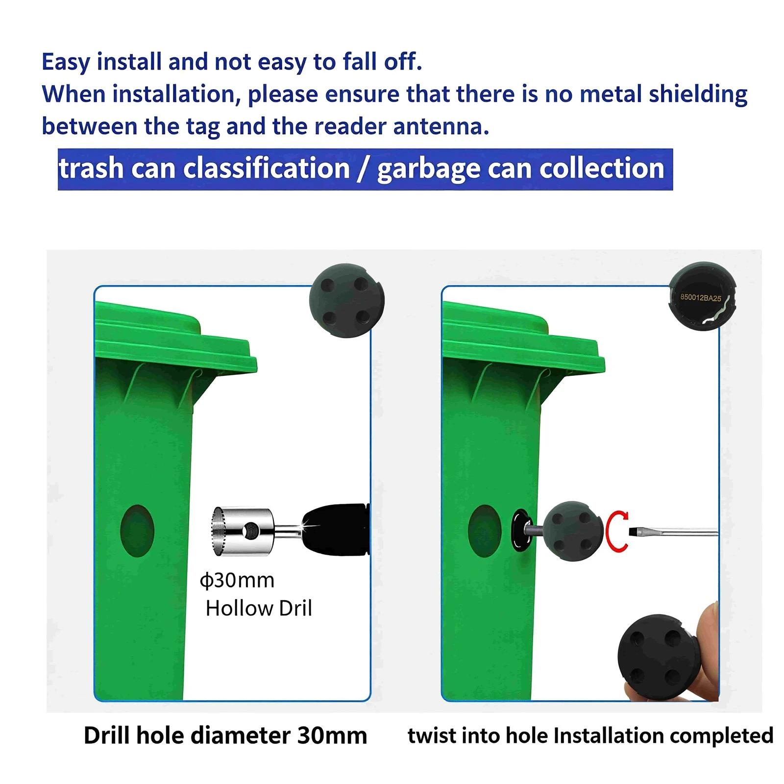 How to install rfid bin tags How to install rfid bin tags